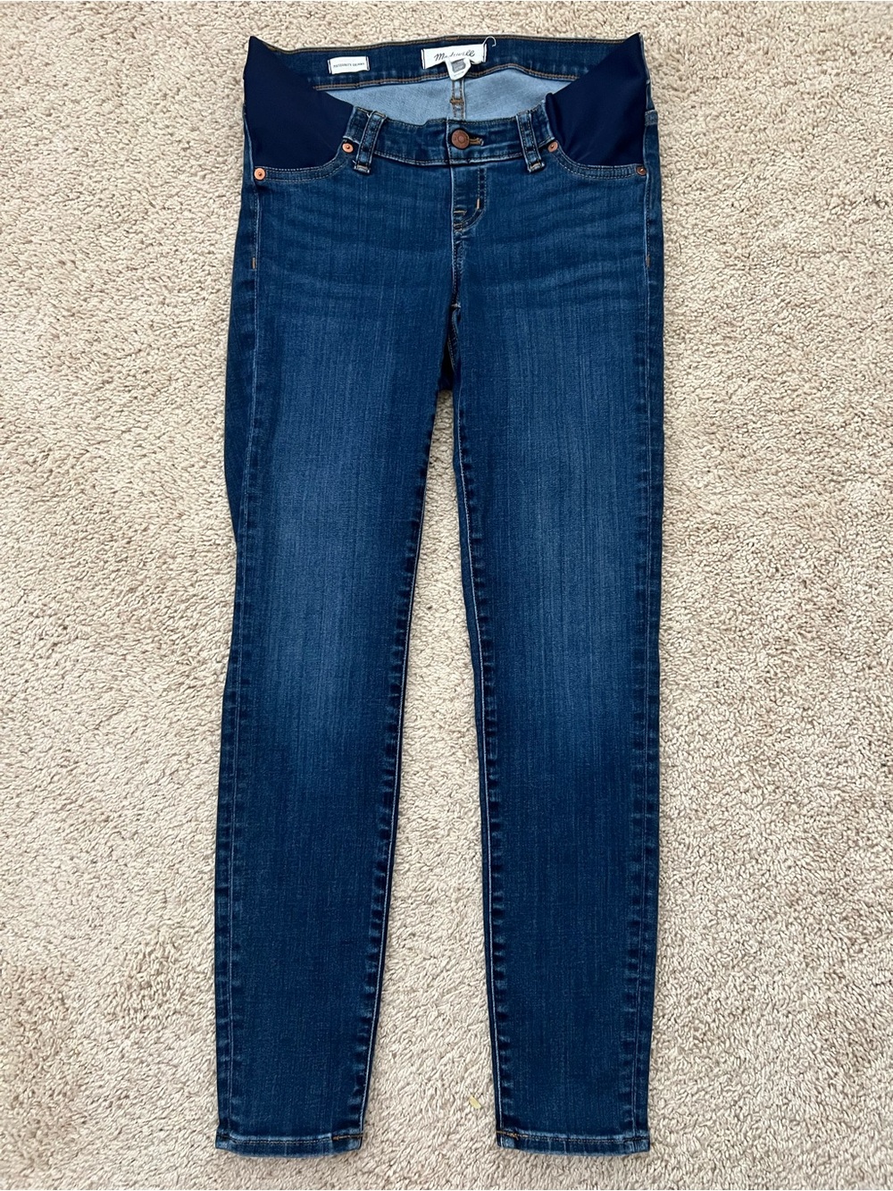 Madewell Maternity Skinny Jeans Size 26 Stretch Denim